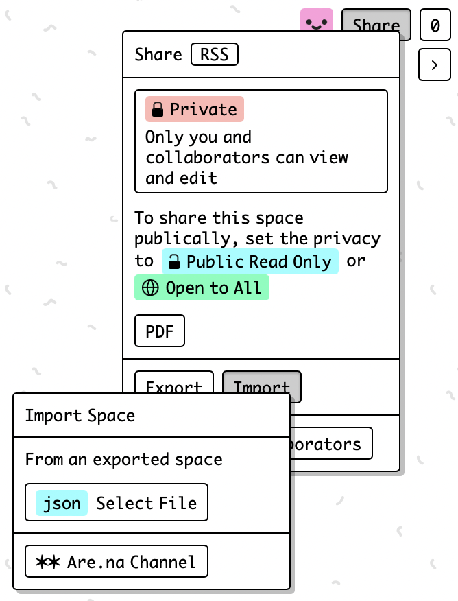 import-space
